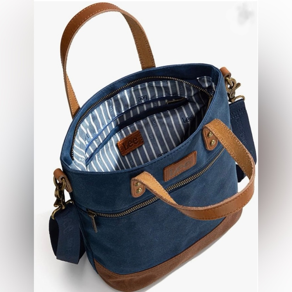 Lee canvas crossbody tote - Picture 4 of 5